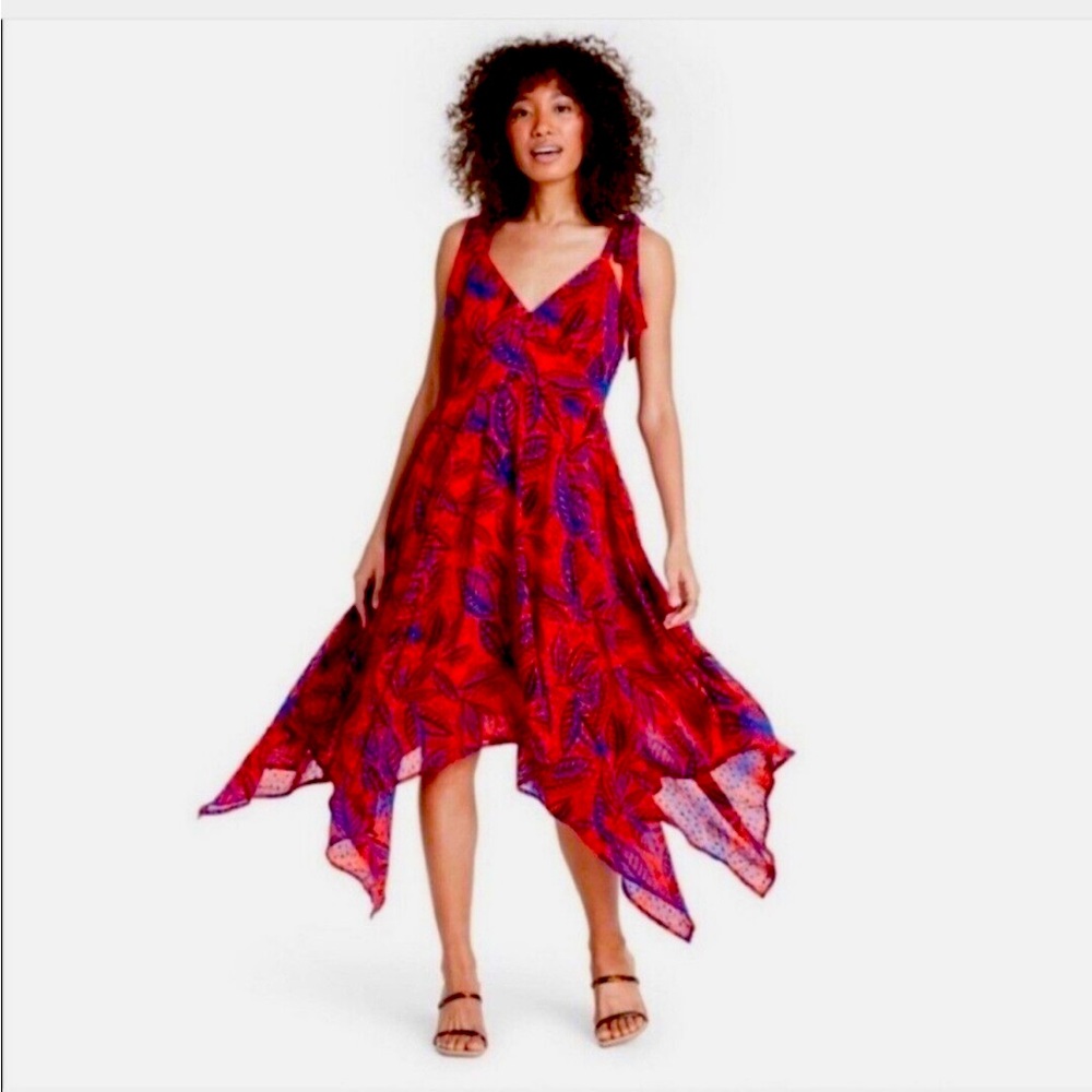 ALEXIS by Target tropical leaf dress